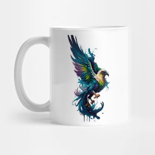 Colourful eagle art Mug